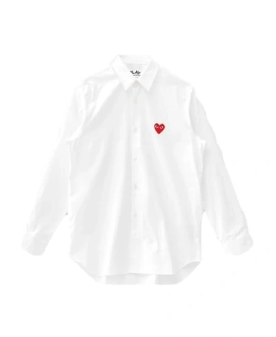 COMME DES GARÇONS PLAY LOGO-PATCH SHIRT