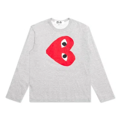 COMME DES GARÇONS PLAY COMME des GARCONS PLAY Side Heart Long Sleeves Tee 'Grey'