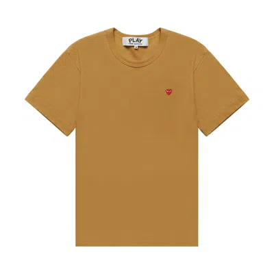COMME DES GARÇONS PLAY COMME DES GARÇONS PLAY SMALL RED HEART T-SHIRT 'OLIVE'