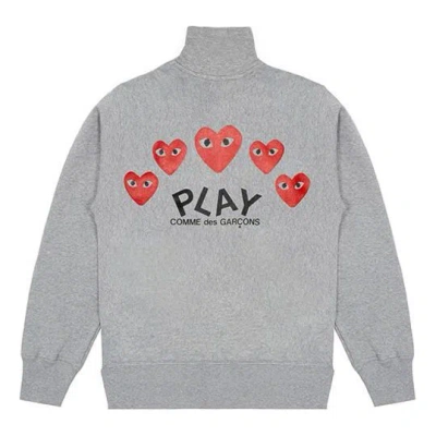 COMME DES GARÇONS PLAY (WMNS) COMME des GARCONS PLAY 5 Hearts Full Zip Jacket 'Grey'