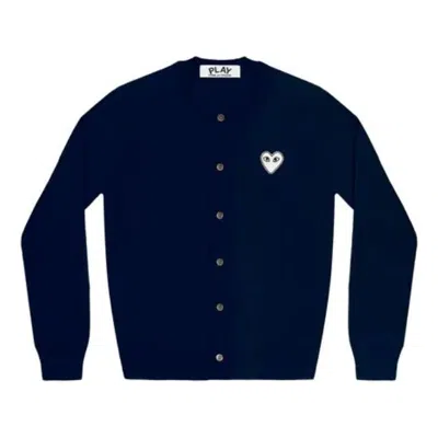 COMME DES GARÇONS PLAY (WMNS) COMME des GARCONS PLAY Cardigan White heart 'Navy'