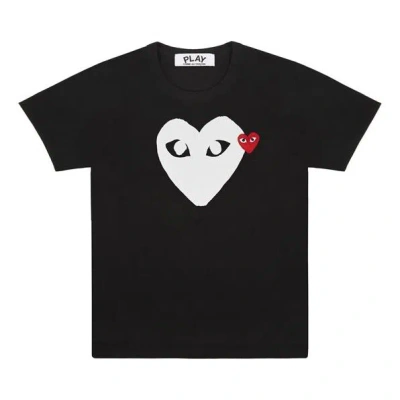 COMME DES GARÇONS PLAY (WMNS) COMME des GARCONS PLAY Emblem Heart Tee 'Black'