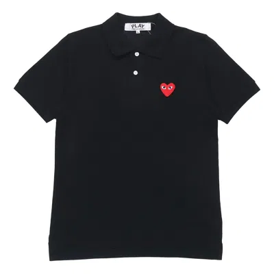 COMME DES GARÇONS PLAY (WMNS) COMME des GARCONS PLAY Polo Red Emblem 'Black'