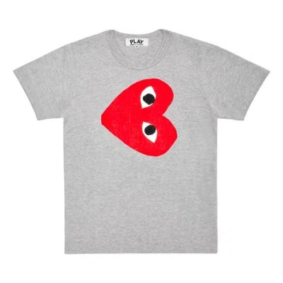 COMME DES GARÇONS PLAY (WMNS) COMME des GARCONS PLAY Side Logo Tee 'Grey'