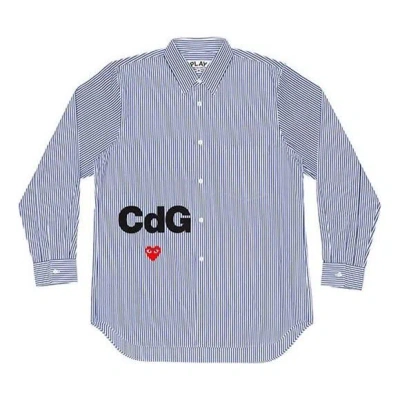 COMME DES GARÇONS PLAY COMME des GARCONS PLAY x CDG Striped Shirt 'Blue'