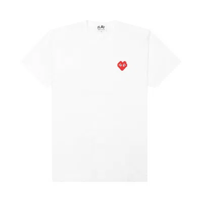 COMME DES GARÇONS PLAY COMME DES GARÇONS PLAY X INVADER HEART TEE 'GREY'