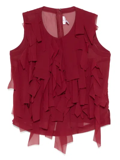 COMME DES GARÇONS RUFFLED TOP