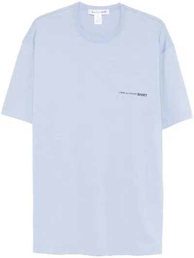 COMME DES GARÇONS SHIRT LOGO-PRINT COTTON T-SHIRT