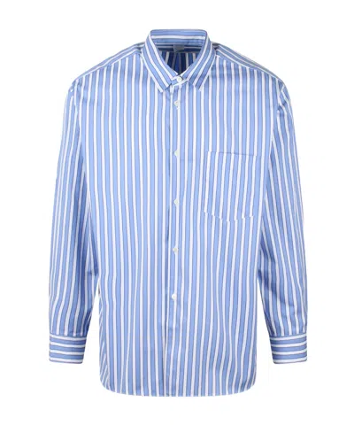 COMME DES GARÇONS COMME DES GARÇONS SHIRT STRIPED BUTTONED SHIRT