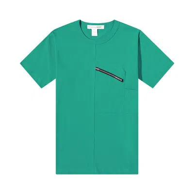 COMME DES GARÇONS SHIRT COMME DES GARÇONS SHIRT ZIP T-SHIRT 'GREEN'