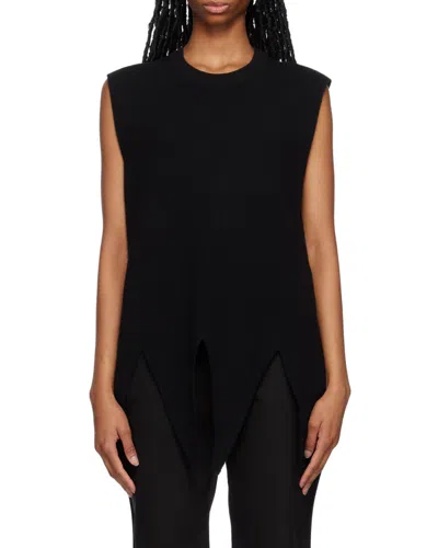 COMME DES GARÇONS ROUND COLLAR SLEEVELESS VEST