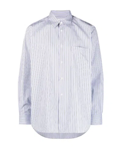 COMME DES GARÇONS COMME DES GARONS SHIRT STRIPED CLASSIC COLLAR SHIRT