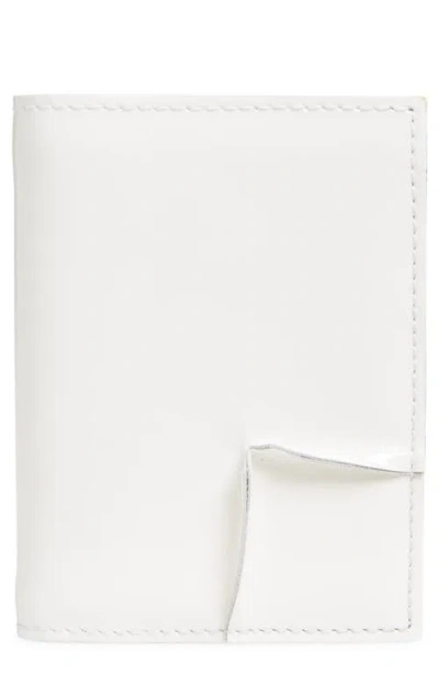 COMME DES GARÇONS COMME DES GARÇONS WALLETS REVERSED CORNER PATENT LEATHER CARD CASE