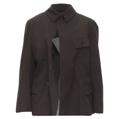 COMME DES GARÇONS COMME DES GARCONS WOOL CORSET VEST BUNDLED BLAZER