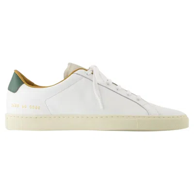COMMON PROJECTS RETRO LOW PROFILE SNEAKERS - COMMON PROJECTS - LEATHER - WHITE