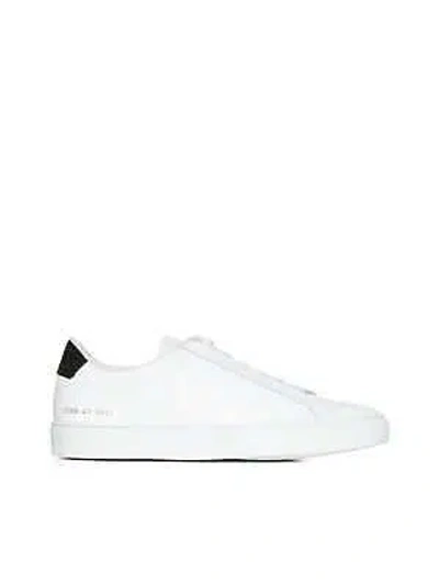 COMMON PROJECTS COMMON PROJECTS WHITE LEATHER SNEAKERS