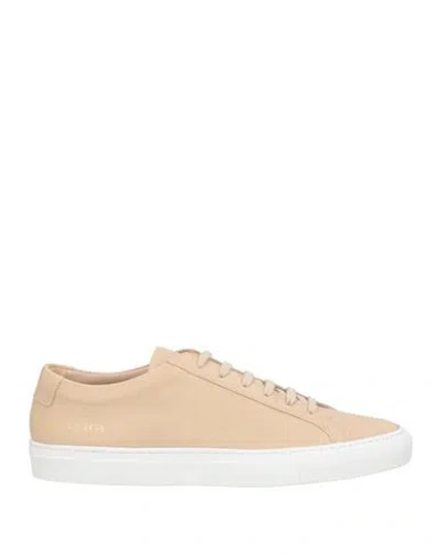COMMON PROJECTS WOMAN BY COMMON PROJECTS WOMAN SNEAKERS IVORY SIZE 10 SOFT LEATHER