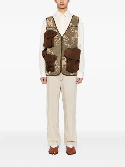 COMMUNS FLORAL WAISTCOAT
