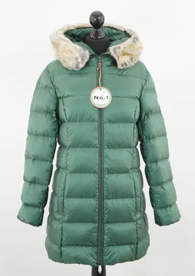 COMO COMO NO.1 JACKE DAUNENJACKE FERRARA 316 GR.L GRÜN UNI NEU 1