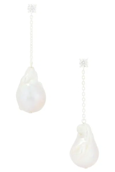 COMPLETEDWORKS BAROQUE PEARL & CZ EARRINGS