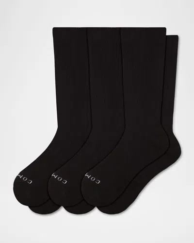 COMRAD MEN'S 3-PACK COTTON CREW SOCKS