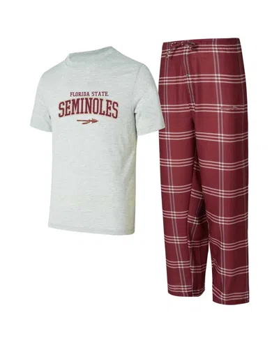 CONCEPTS SPORT MEN'S FLORIDA STATE SEMINOLES T-SHIRT PANTS SLEEP SET