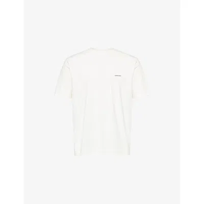 CONDITION MENS WHITE EVERYDAY LOGO-PRINT JERSEY T-SHIRT