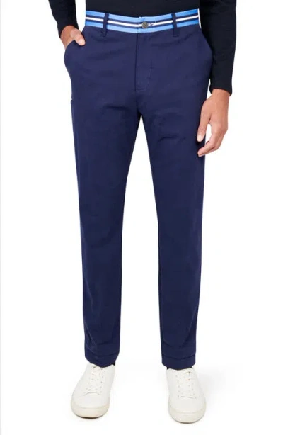 CONSTRUCT CONSTRUCT SLIM FIT SOLID COTTON STRETCH PANTS