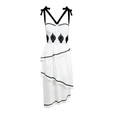 CONTESSA MILLS WOMEN'S WHITE BRIDGET DRESS