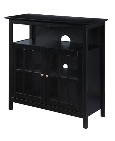 CONVENIENCE CONCEPTS 36" BIG SUR HIGHBOY TV STAND WITH STORAGE CABINETS