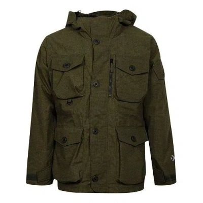 CONVERSE Converse 2L Printed Utility Jacket 'Olive Green'