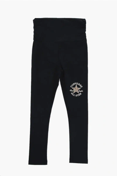 CONVERSE ALL STAR CHUCK TAYLOR High-Waist Stretch Fabric Leggings