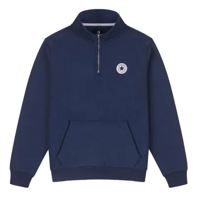 CONVERSE Converse All Star Retro Quarter Zip Sweater 'Navy'