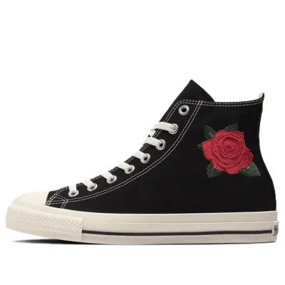 CONVERSE Converse All Star Rose Embroidery Hi 'Black White Red'