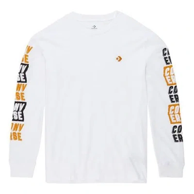 CONVERSE Converse Applique LogoLong-sleeve Tee Men White