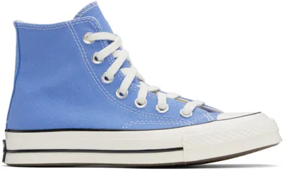 CONVERSE BLUE CHUCK 70 HIGH TOP SNEAKERS