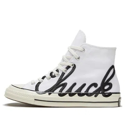 CONVERSE Converse Chuck 70 High 'Scripted Signature Print - White Egret'