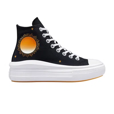 CONVERSE CHUCK TAYLOR ALL STAR MOVE HIGH 'BLACK WHITE ORANGE'