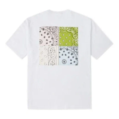 CONVERSE Converse Contrasting Colors cashew Loose Round Neck Short Sleeve Couple Style White