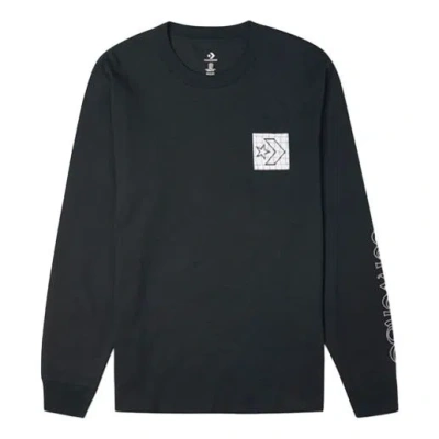 CONVERSE Converse Distorted Court Long Sleeve T-Shirt 'Black'