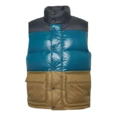 CONVERSE Converse Down Quilted Vest 'Olive Metallic Green'