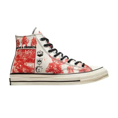 CONVERSE DUNGEONS & DRAGONS X CHUCK TAYLOR ALL STAR HIGH 'EGRET RED'