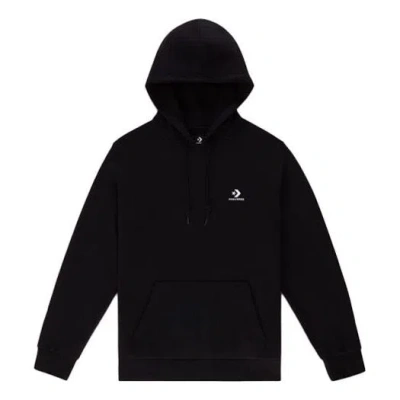 CONVERSE Converse Embroidered Star Chevron French Terry Pullover Hoodie 'Black'
