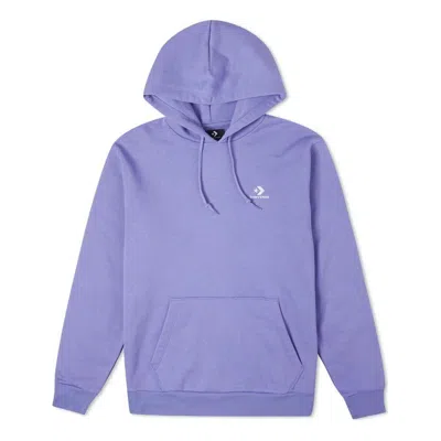 CONVERSE Converse Embroidered Star Chevron Pullover Hoodie 'Purple'