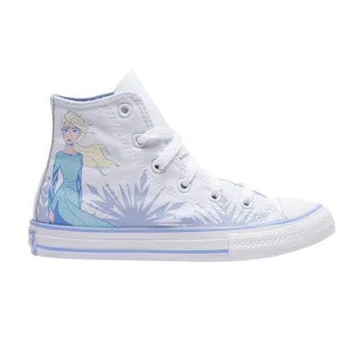 CONVERSE CONVERSE FROZEN 2 X CHUCK TAYLOR ALL STAR HIGH PS 'ELSA' | WHITE | KID'S SIZE 3.5