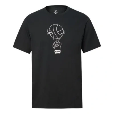 CONVERSE Converse GLOBE TROTTING SS Tee BLACK(BLACK)