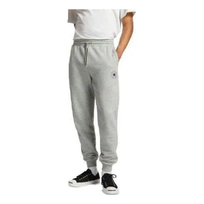CONVERSE Converse Go-To All Star Patch Standard-Fit Fleece Sweatpants 'Grey'
