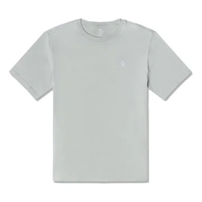 CONVERSE Converse Go-To Embroidered Star Chevron Standard-Fit T-Shirt 'Grey'