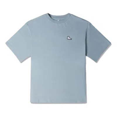 CONVERSE Converse Go-To Sneaker Patch T-Shirt 'Tidepool Grey'