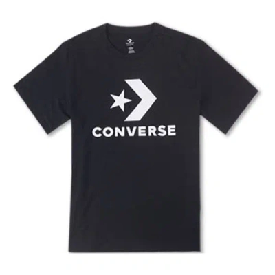 CONVERSE Converse Go-To Star Chevron Standard Fit T-Shirt 'Black'